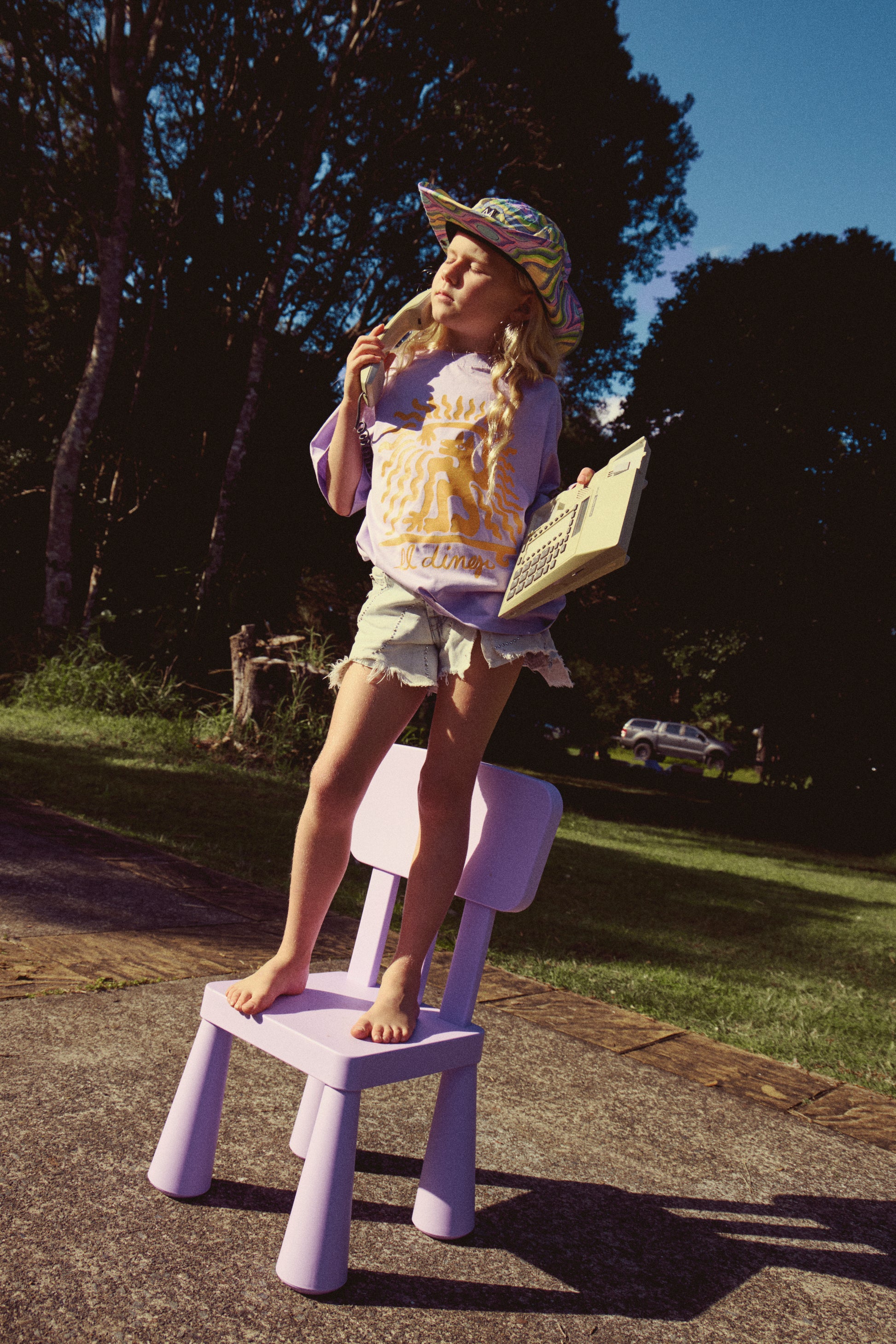 Groms Mr. Dingo Tee - Lilac - El Dingo