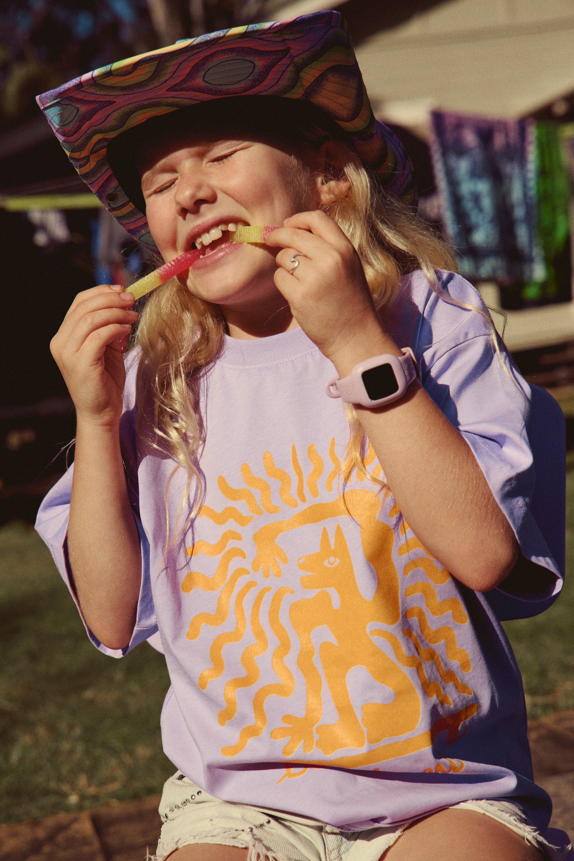 Groms Mr. Dingo Tee - Lilac - El Dingo