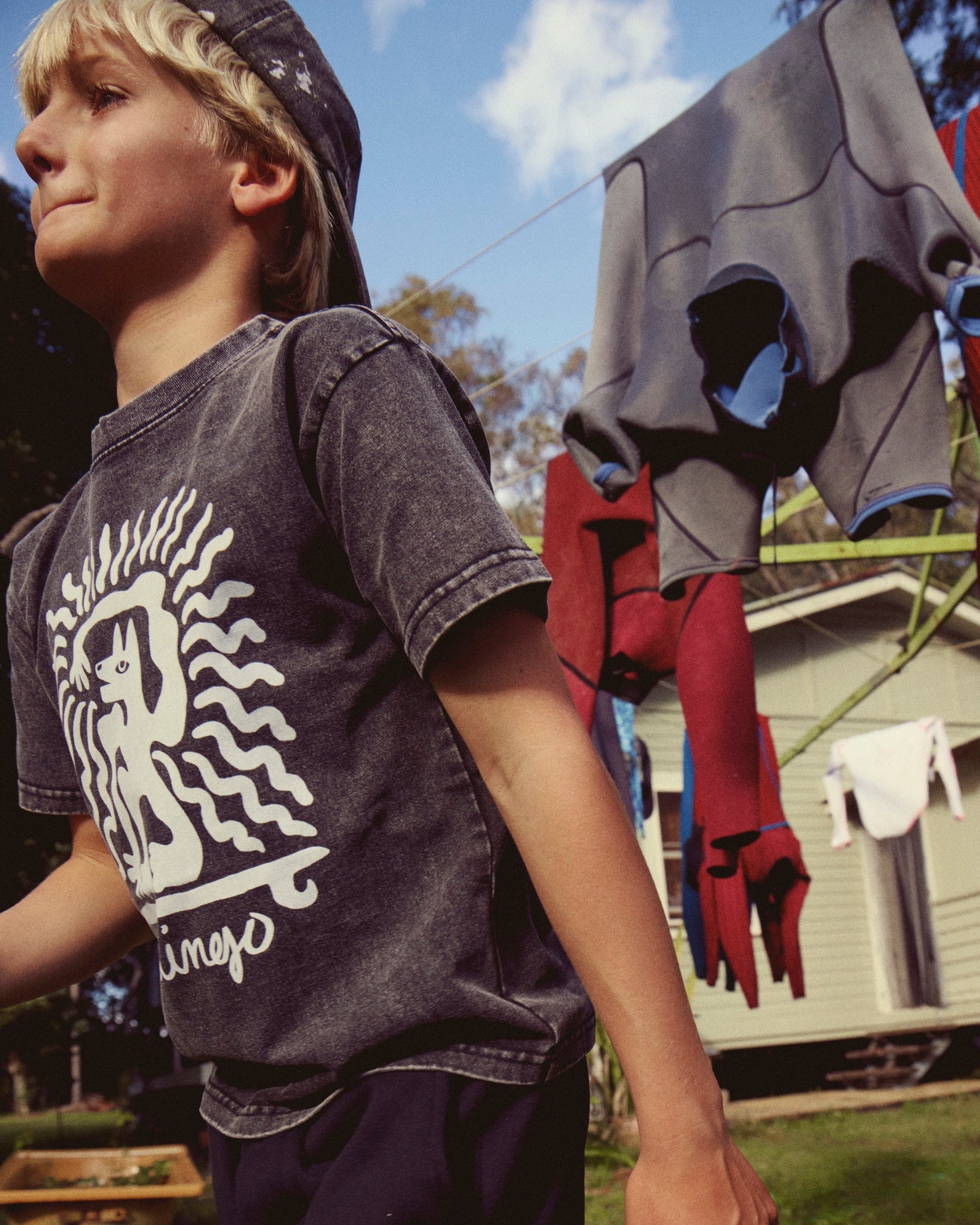 Groms Mr. Dingo Vintage Wash Tee - Black