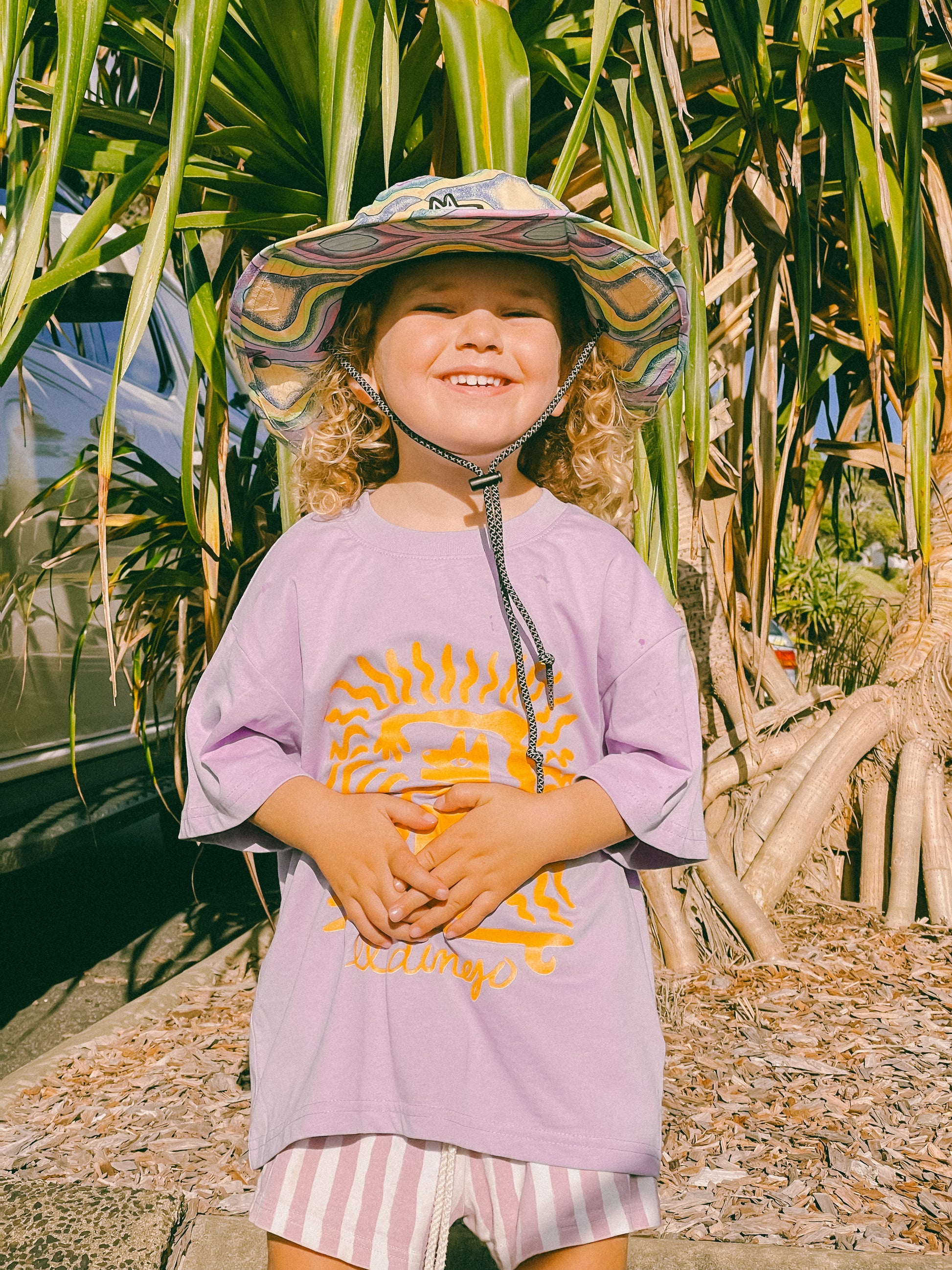 Mr. Dingo Kids Tee - Lilac - El Dingo