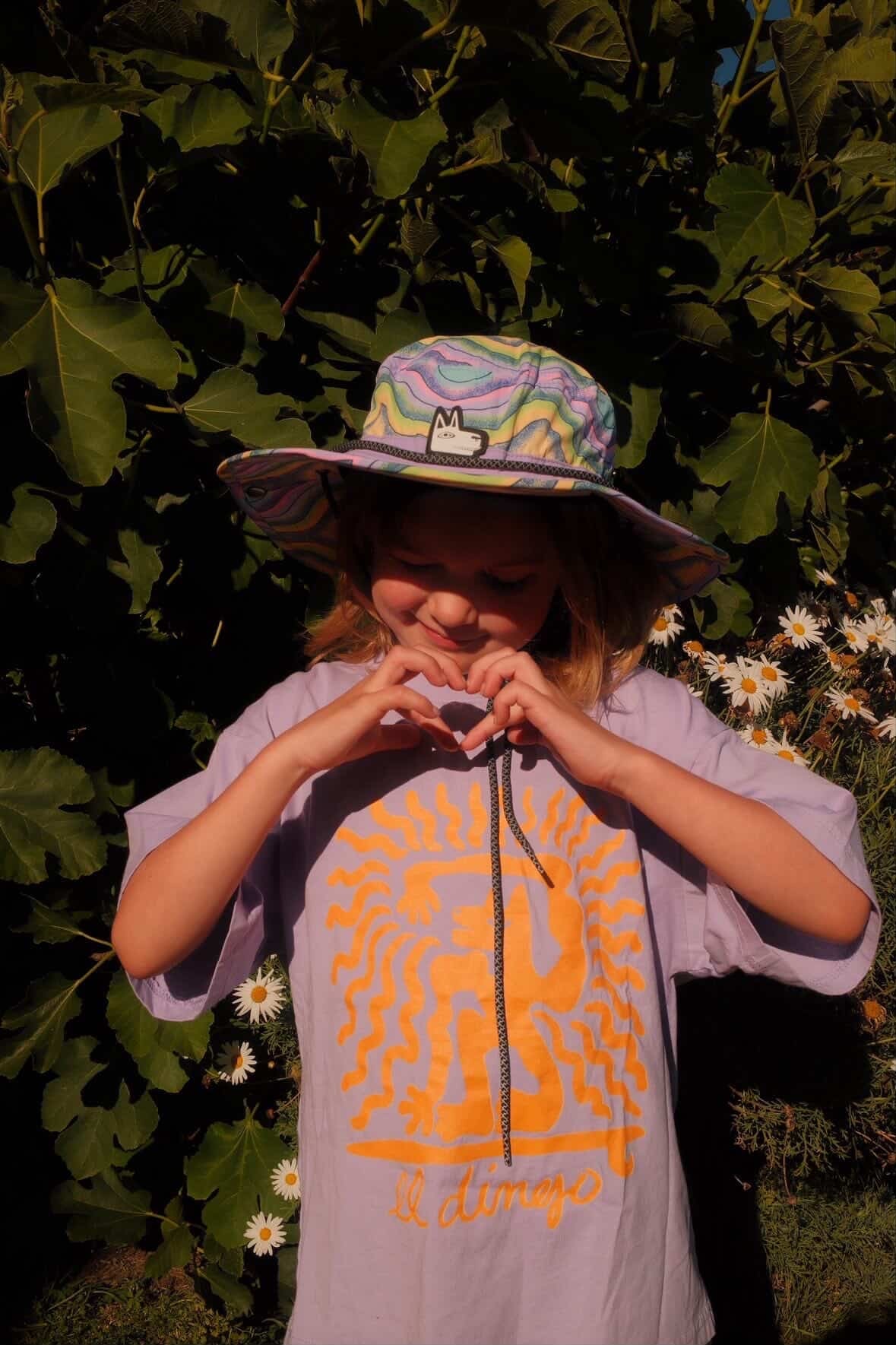 Mr. Dingo Kids Tee - Lilac - El Dingo