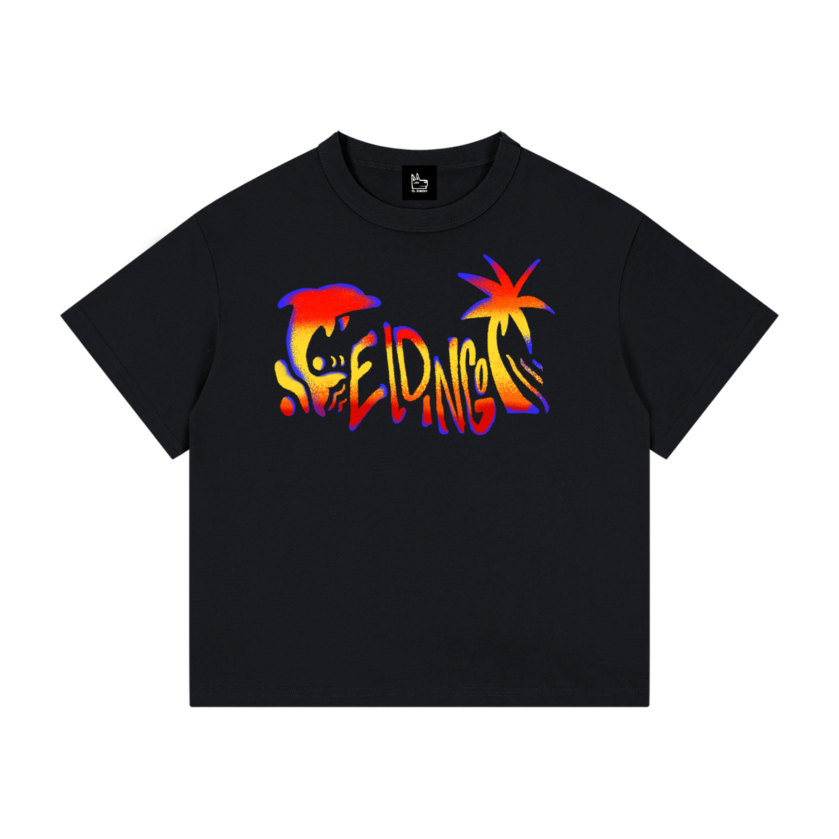 El Dingo Doodle Kid's Loose Fit Drop Shoulder T-Shirt - El Dingo