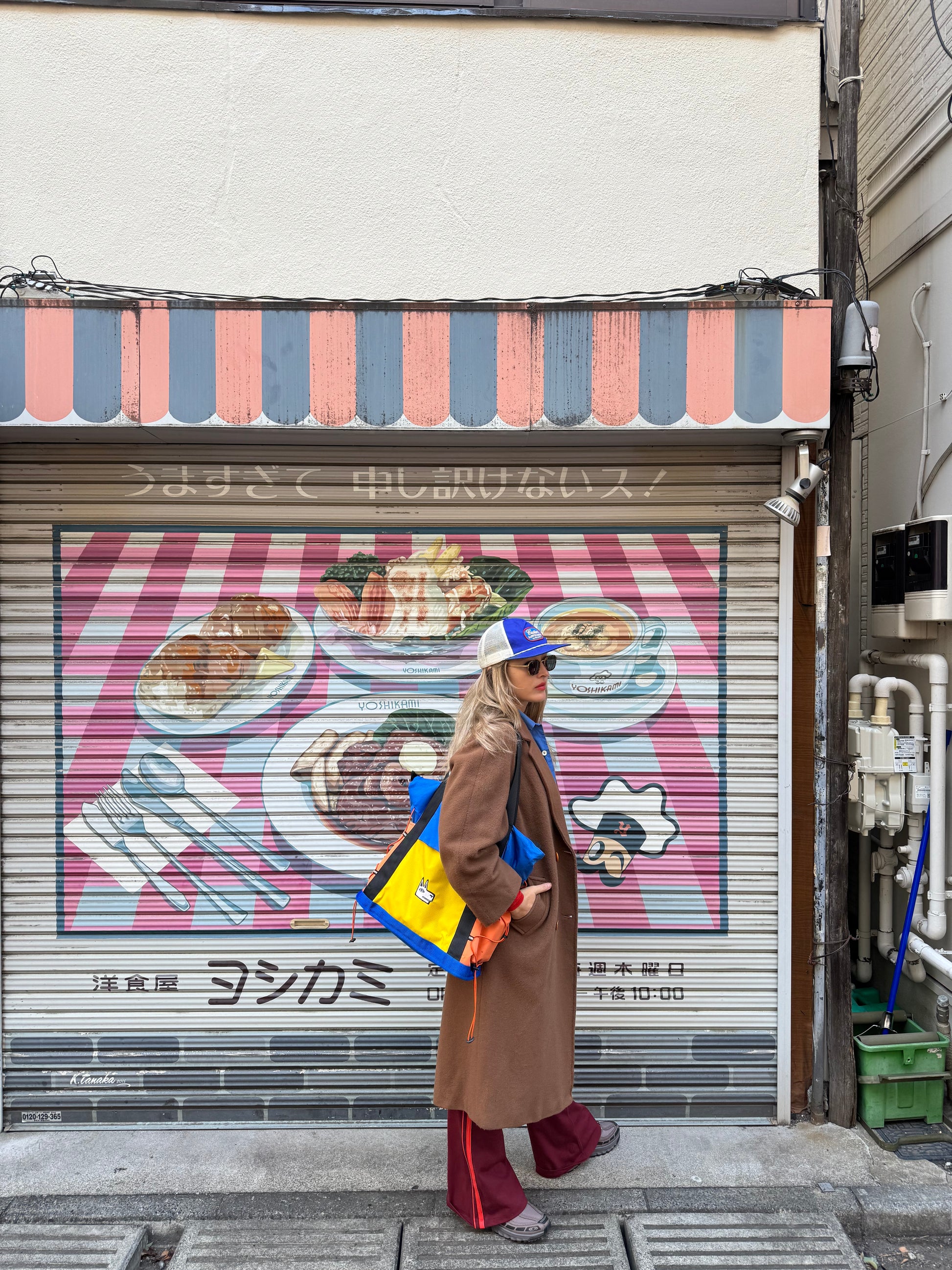 The Adventure Tote in Blue + Yellow - El Dingo
