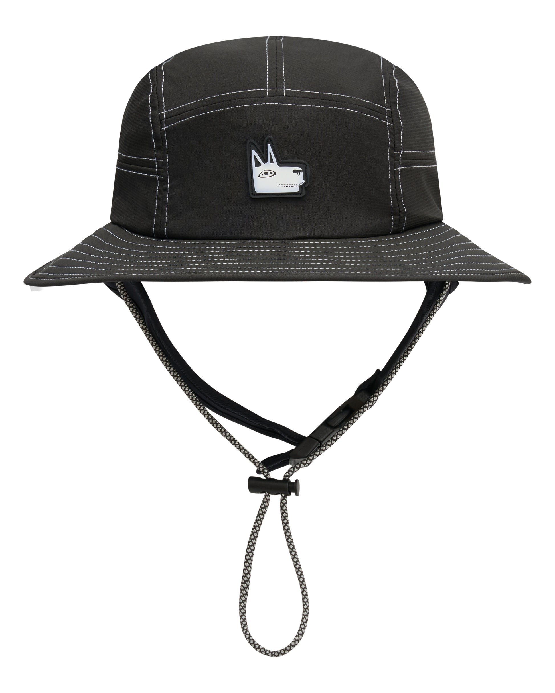 Black Wide Brim Surf Hat UPF 50+ - El Dingo