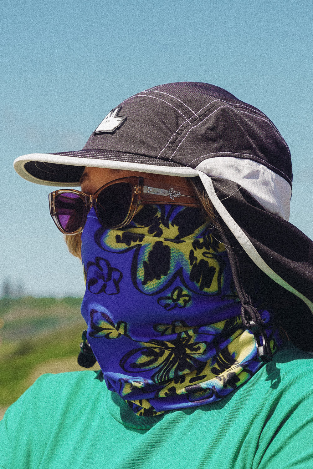 Floral Graffiti Neck Gaiter