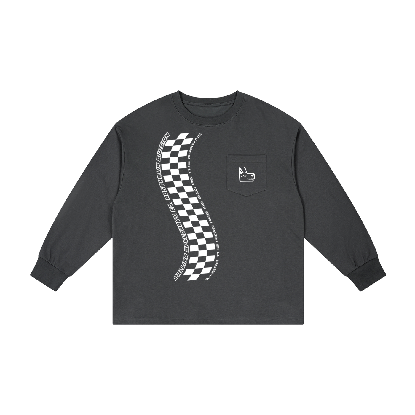 The Prawn Pit Stop Longsleeve Kids Shirt - El Dingo