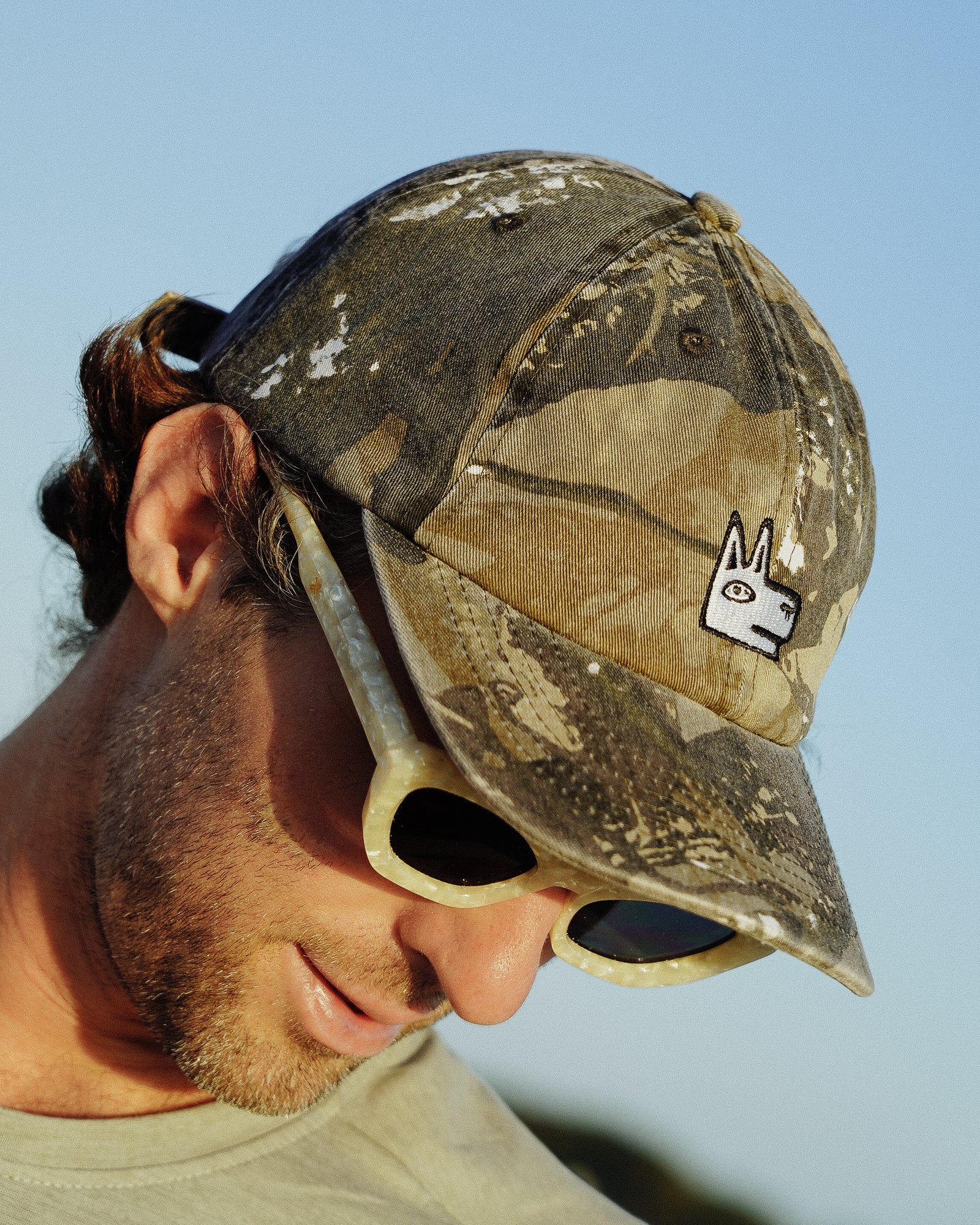 El Dingo Dad Cap - Vintage Wash Camo