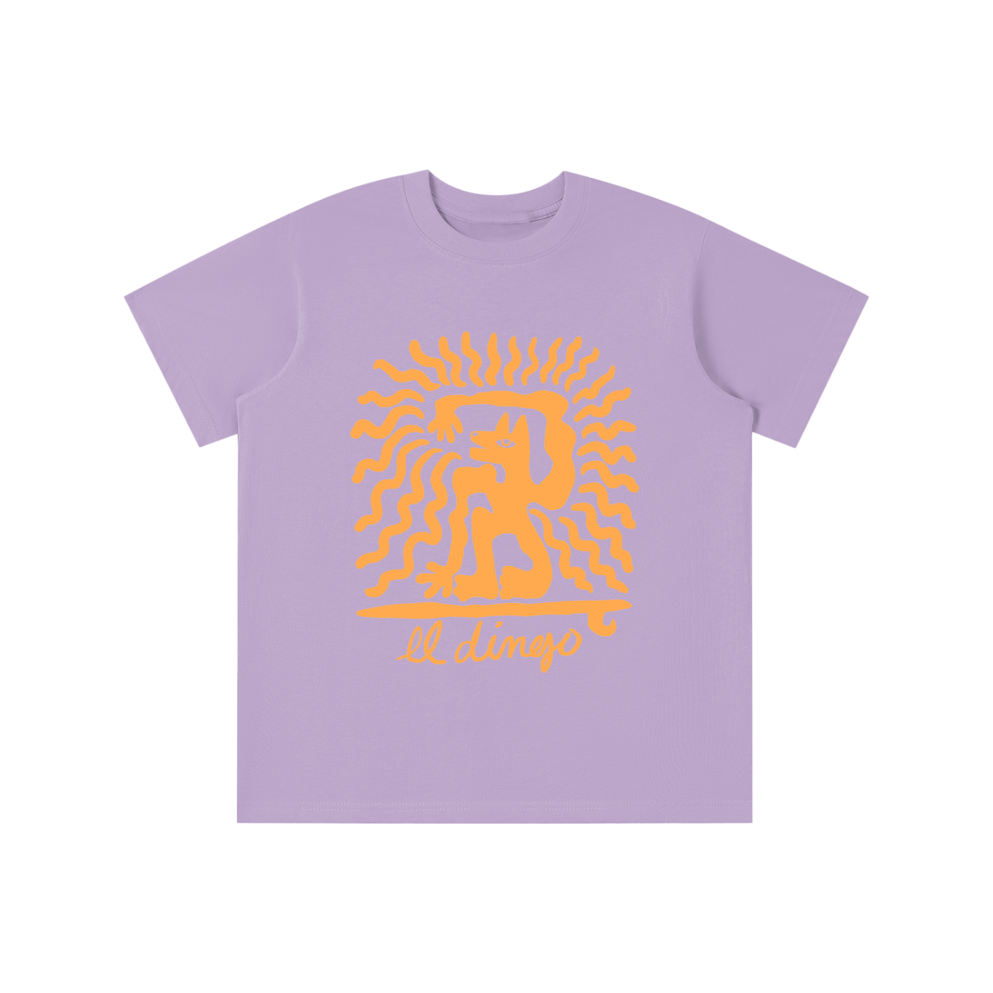 Mr. Dingo Kids Tee - Lilac - El Dingo