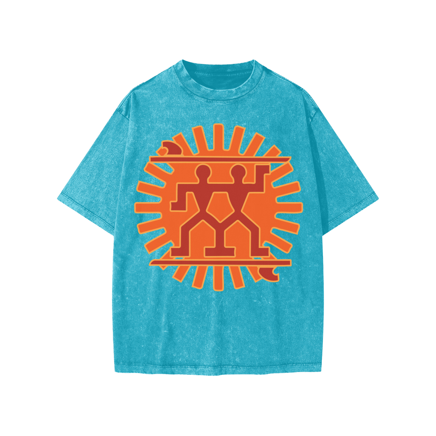 Sun Worshipper Kids Tee - Blue - El Dingo