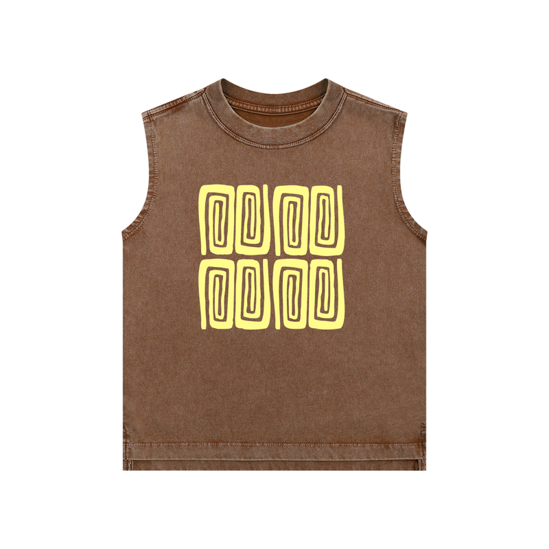 Banana Spiral Kids' Tank Top - El Dingo