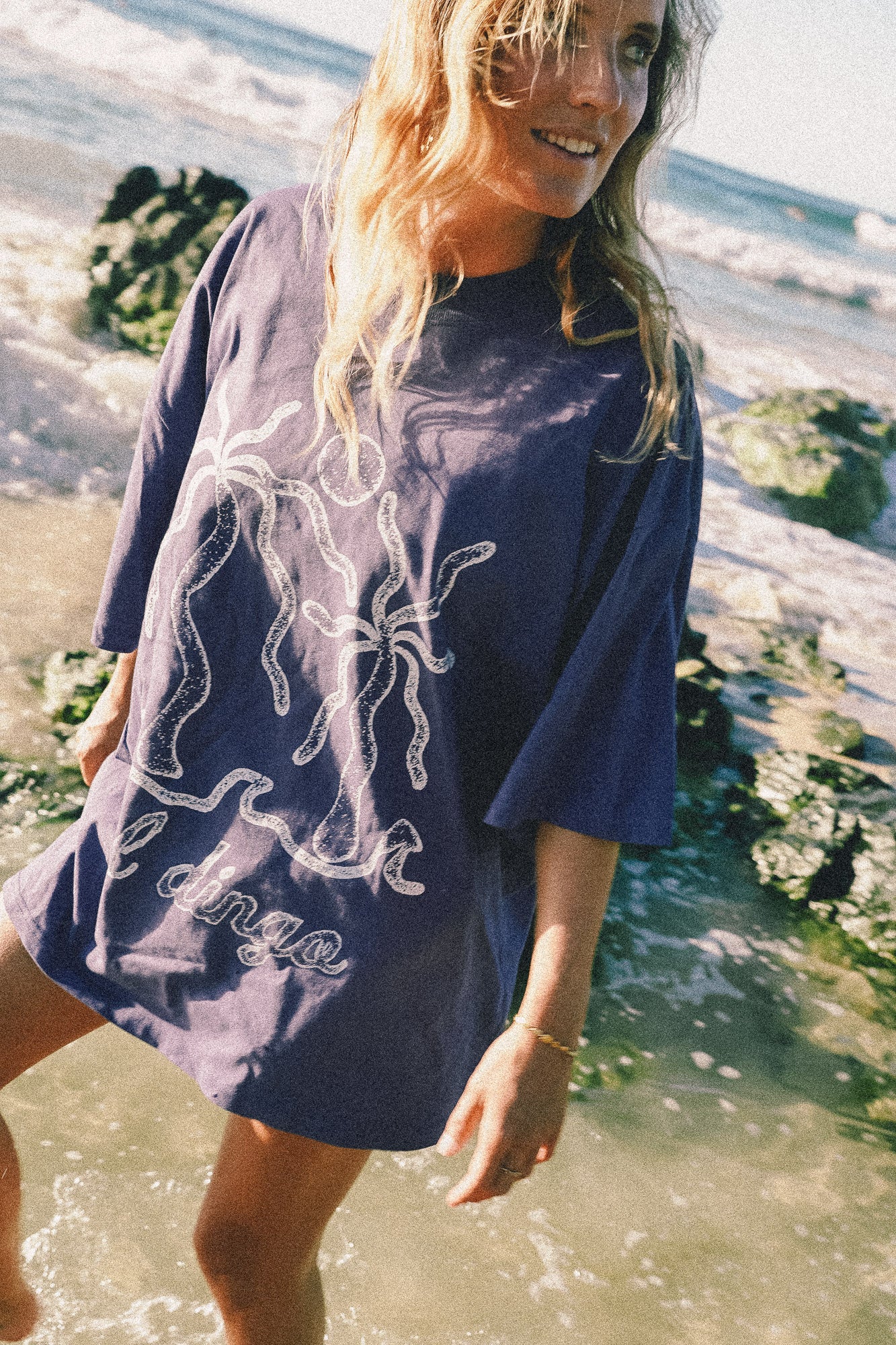 Paradise Oversized Tee - Organic Cotton [PRE ORDER] - El Dingo