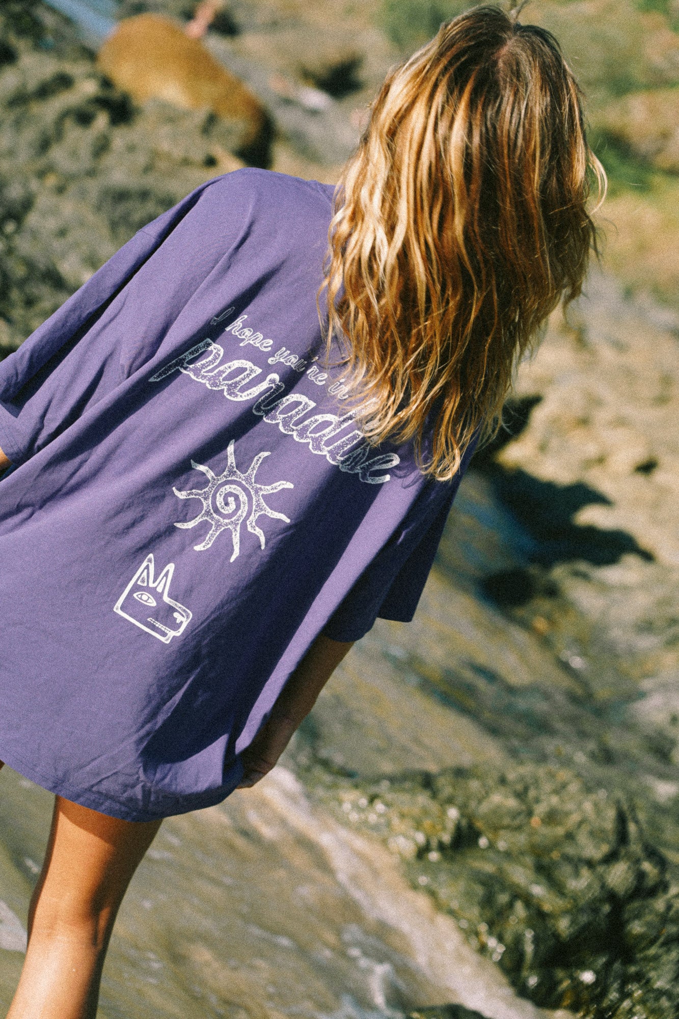 Paradise Oversized Tee - Organic Cotton [PRE ORDER] - El Dingo