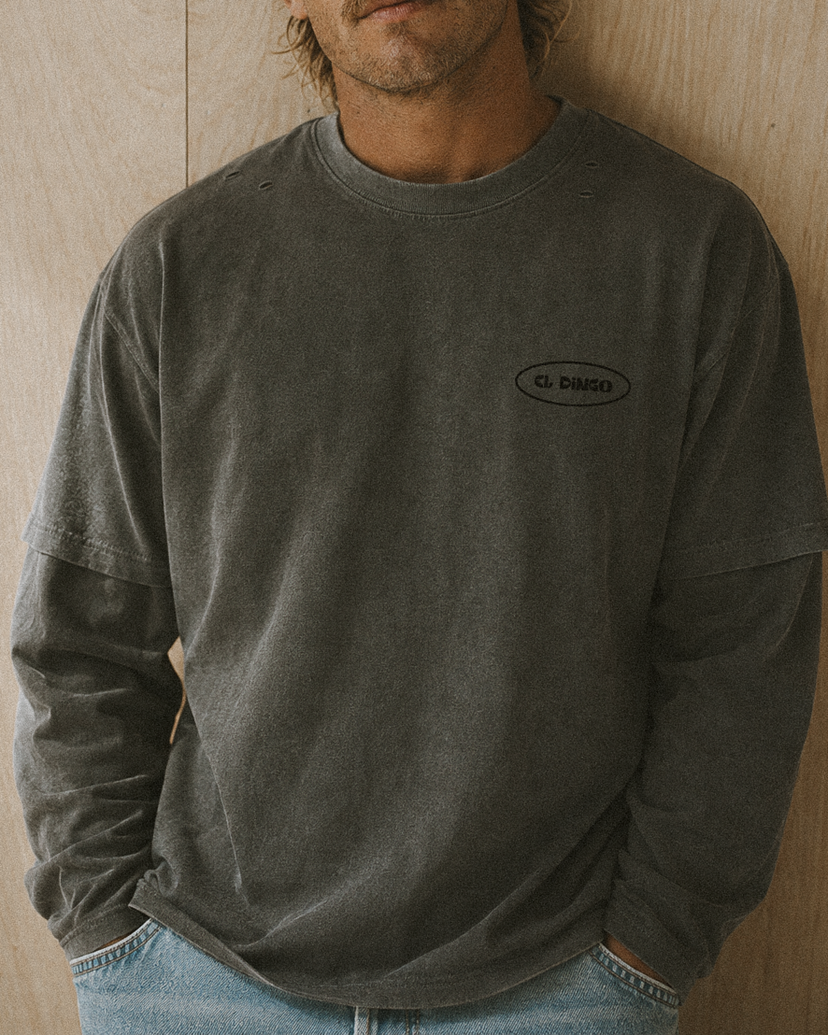 Hibiscus Logo Layered Tee - El Dingo