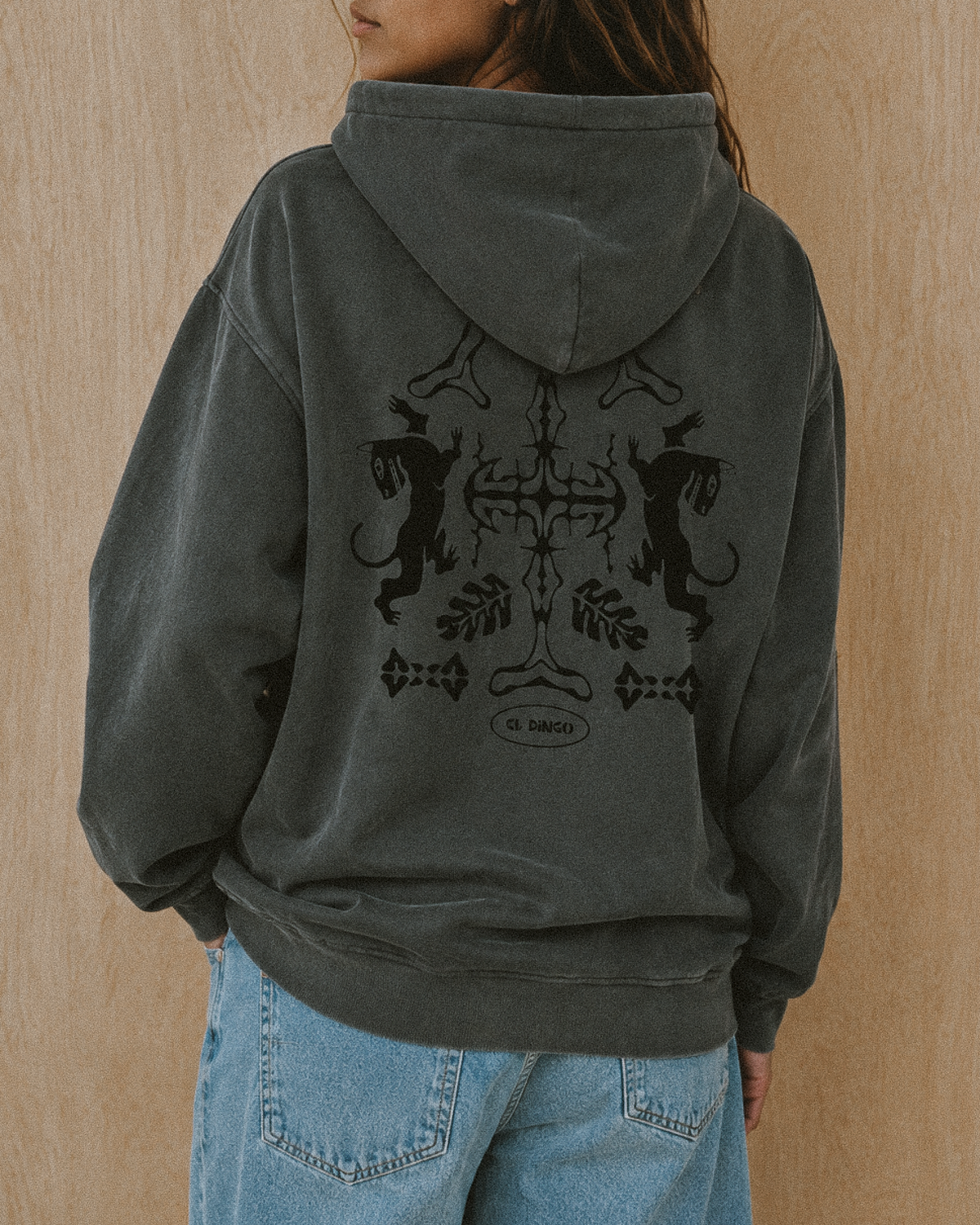 Vintage Fleece Panther Hoodie - El Dingo