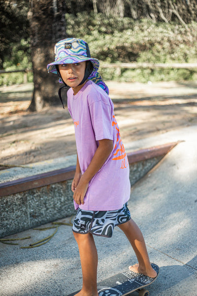 Groms Day Tripper Print Surf Hat El Dingo