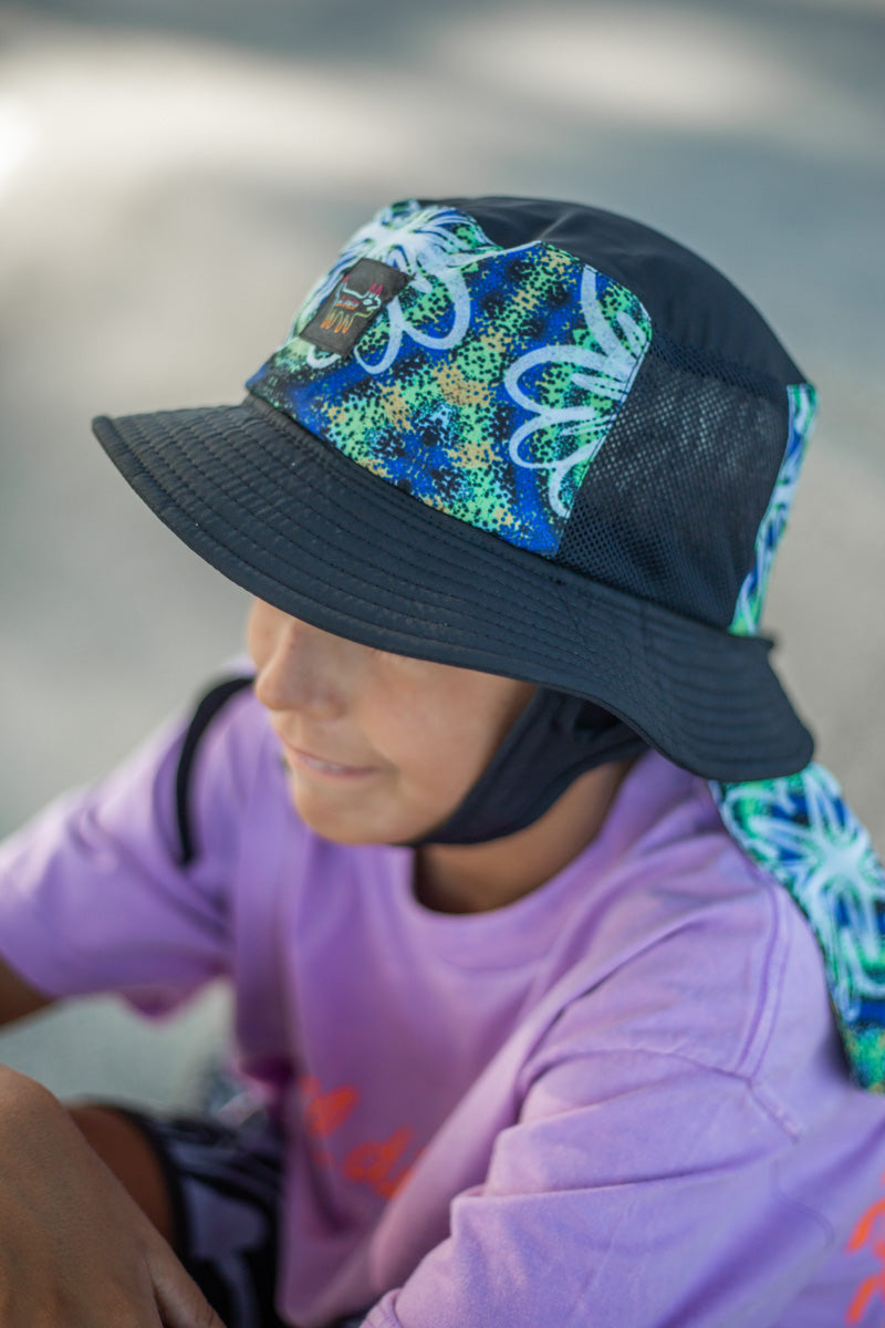 Groms Baja Print Surf Hat - El Dingo