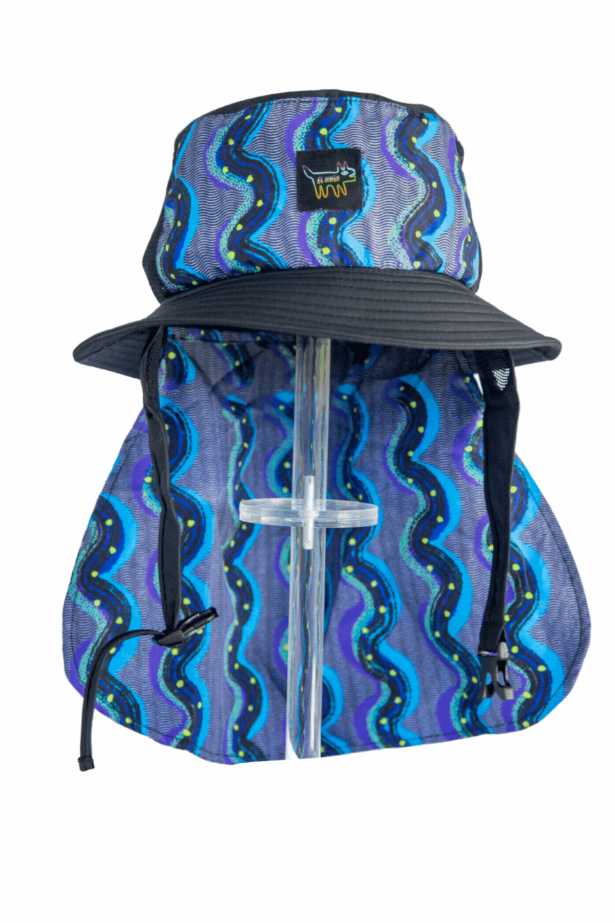 The Cosmic Frolic Surf Hat - colourful surf hats